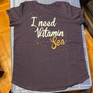 Avon Signature Collection Vitamin Sea T-Shirt, Size XL